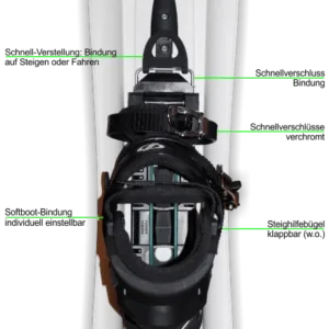 Crossblades mit Softboot-Bindung