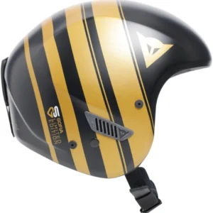 R001 Replica Sofia Goggia Helmet black/gold