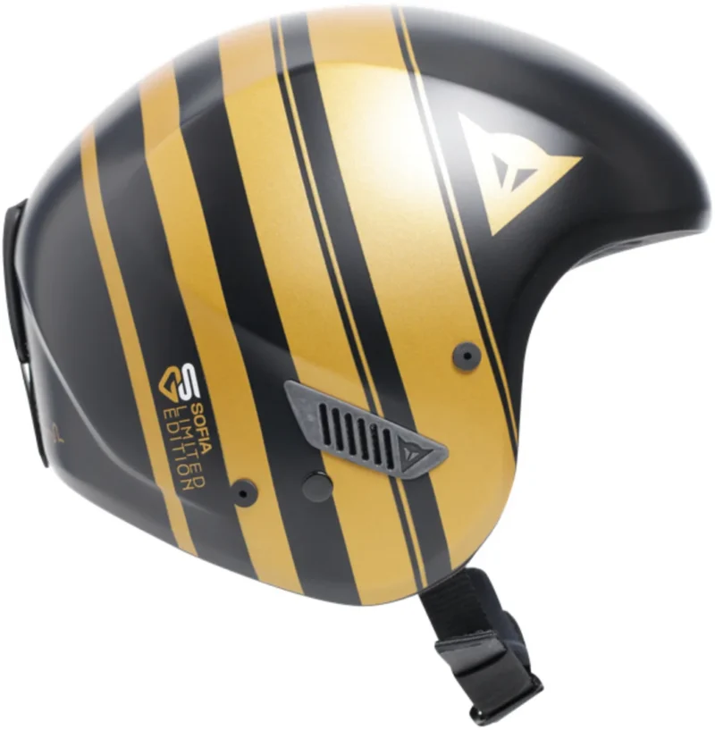 R001 Replica Sofia Goggia Helmet black/gold