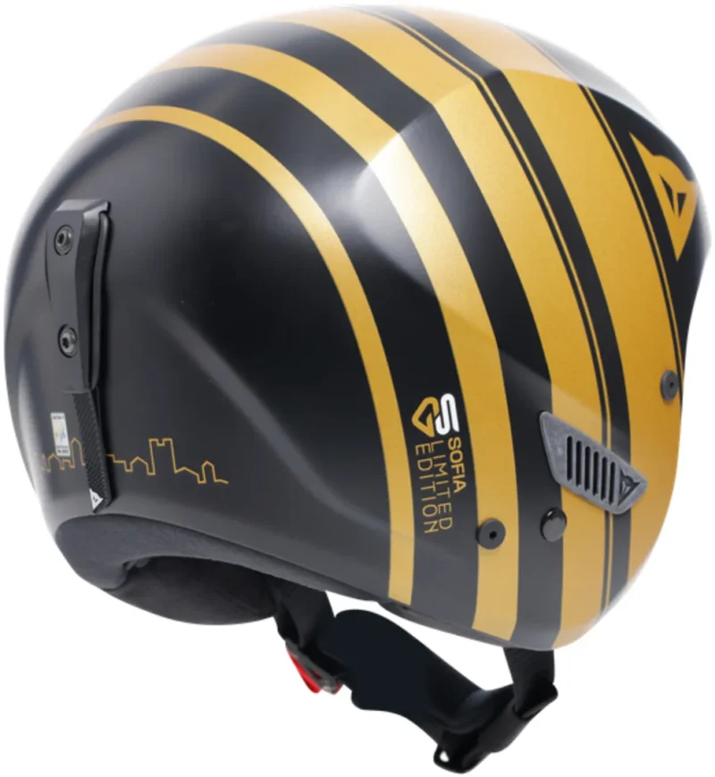 R001 Replica Sofia Goggia Helmet black/gold