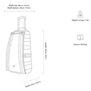 Hugger Roller Bag 60L (The Strøm 60L)