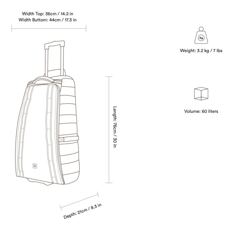 Hugger Roller Bag 60L (The Strøm 60L)