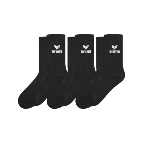 erima-socken-3pack-schwarz-1-1 Socken 3Pack schwarz