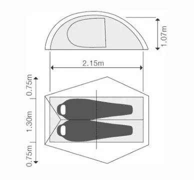 Mira II HL Zelt 2 Personen