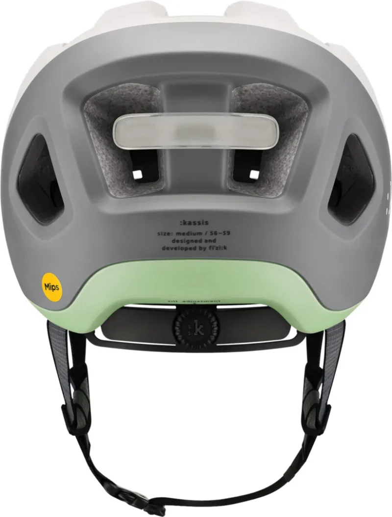 Kassis Helmet + Light grey/mint green