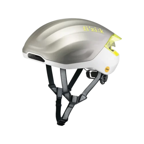 Kudo Aero Helmet + Light silber