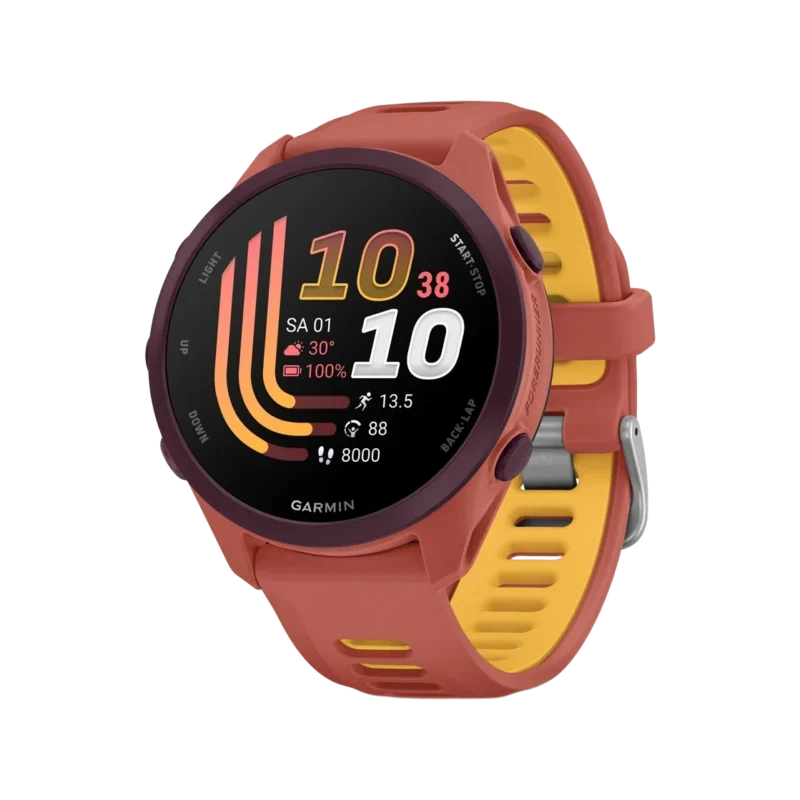 garmin-forerunner-170-music-sportuhr-red-pink-mango-1-2 Garmin forerunner 170 music sportuhr red pink mango 1