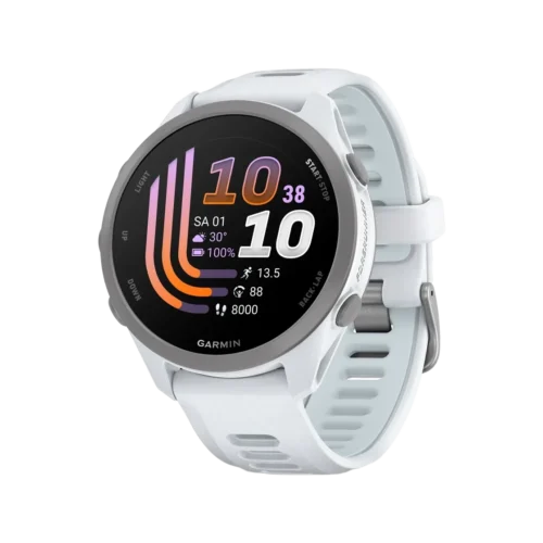 Garmin forerunner 170 music sportuhr steinweiss cloud blue 1
