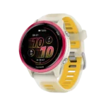 Garmin forerunner 570 42mm multisportuhr bone himbeerrot aluminium 1