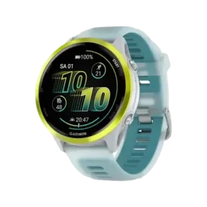 Garmin forerunner 570 47mm multisportuhr steinweiss amp yellow aluminium 1