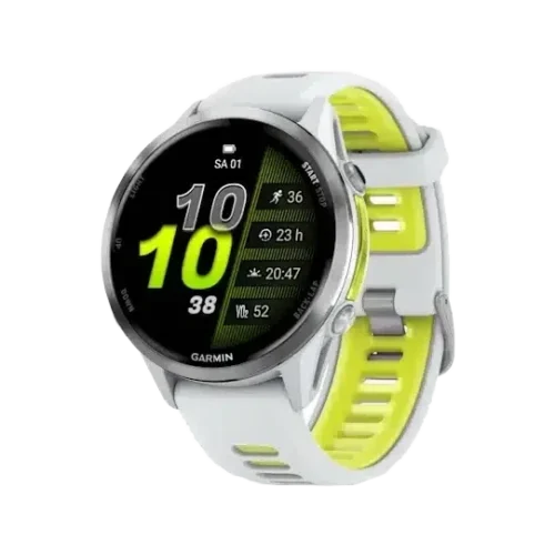 Garmin forerunner 970 multisportuhr steinweiss titanium titan 1