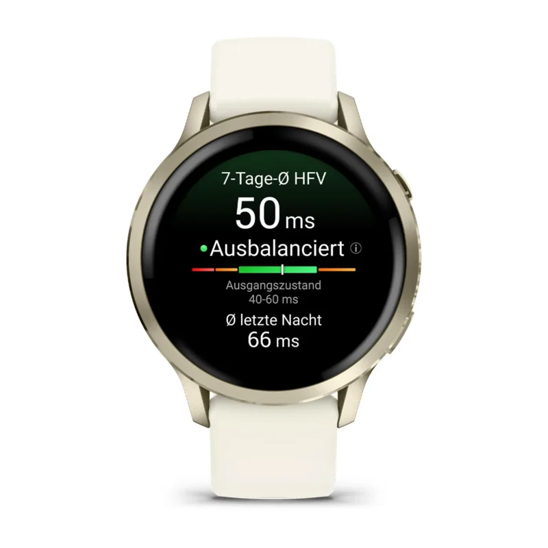 Garmin venu 4 41 mm multisportuhr beige lunargold 2