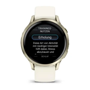 Garmin venu 4 41 mm multisportuhr beige lunargold 6