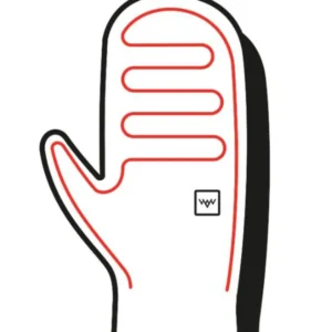 Heated Blizzard Mittens black