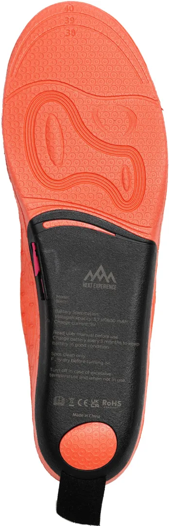Heated Insoles V5 red