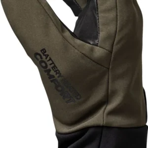 Heated Light Hunt Gloves olive green