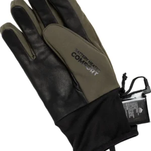 Heated Light Hunt Gloves olive green