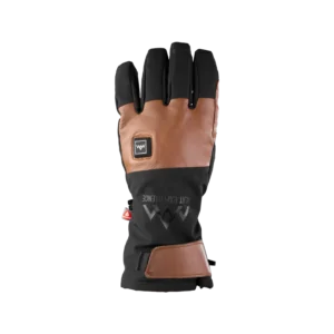 Heated Outdoor Gloves brown/black