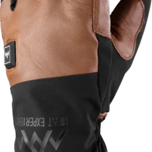 Heated Outdoor Gloves brown/black