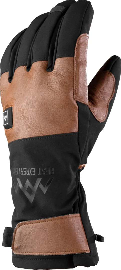 Heated Outdoor Gloves brown/black