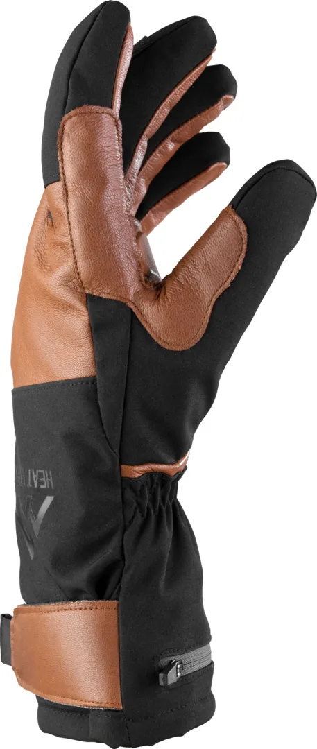 Heated Outdoor Gloves brown/black