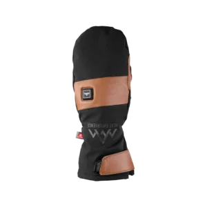 Heated Outdoor Mittens brown/black
