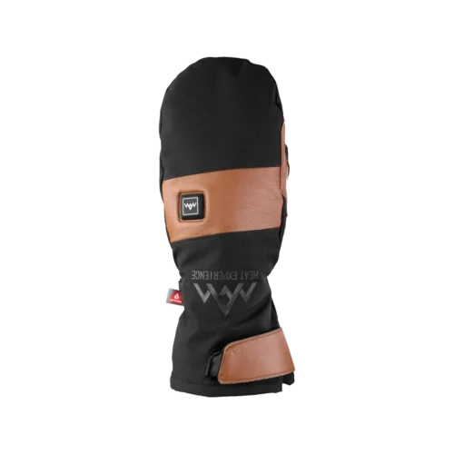 Heated Outdoor Mittens brown/black