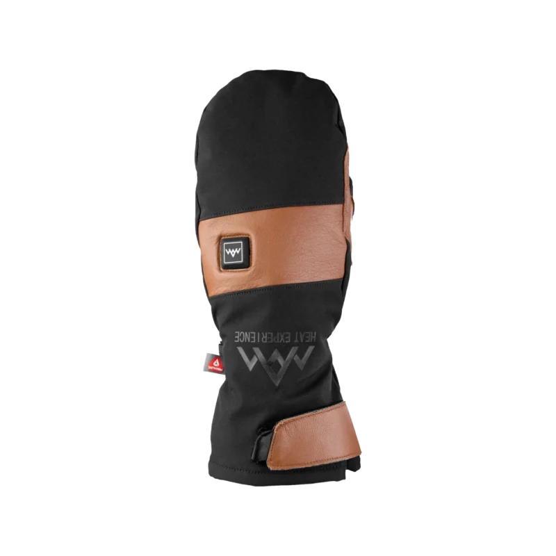 Heated Outdoor Mittens brown/black