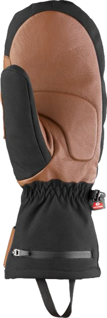Heated Outdoor Mittens brown/black