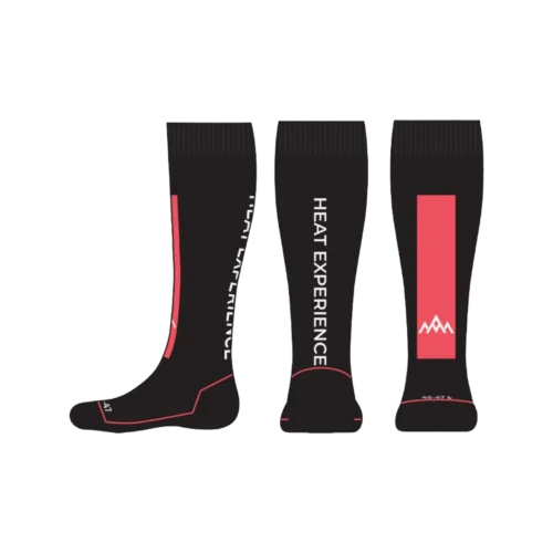 Heated Technical Socks red/black L