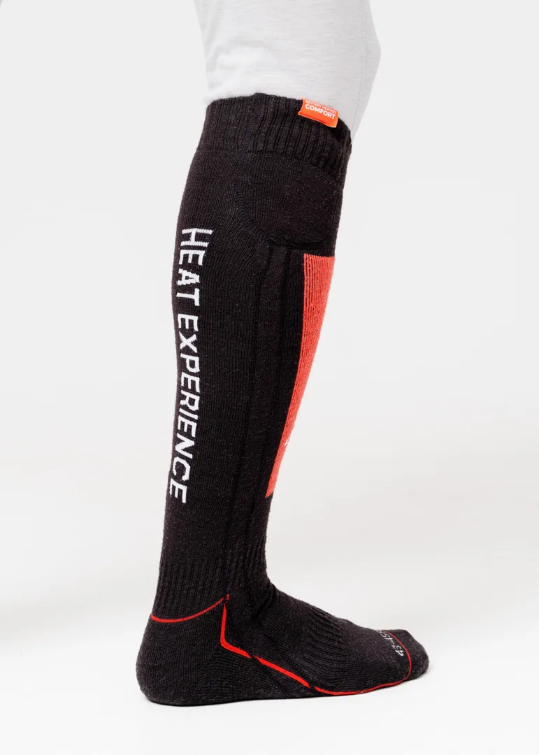 Heated Technical Socks red/black L