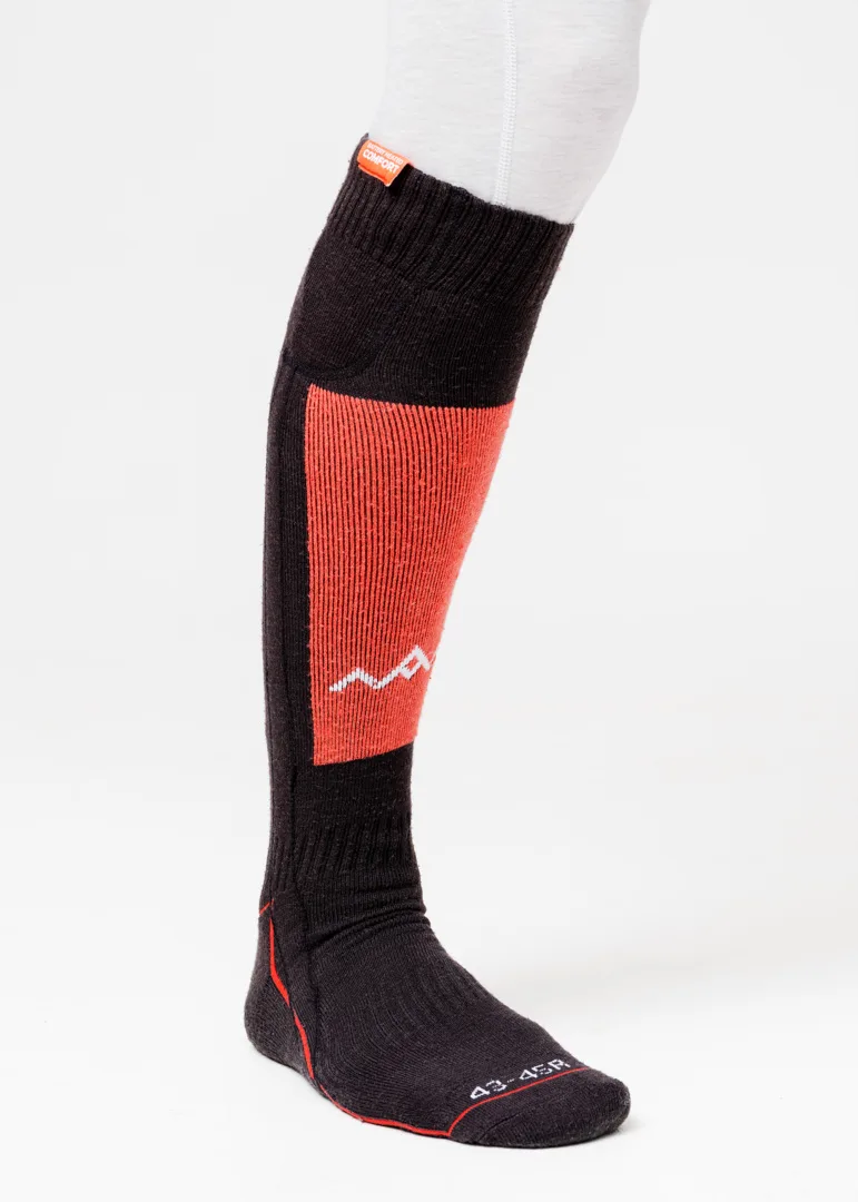Heated Technical Socks red/black L