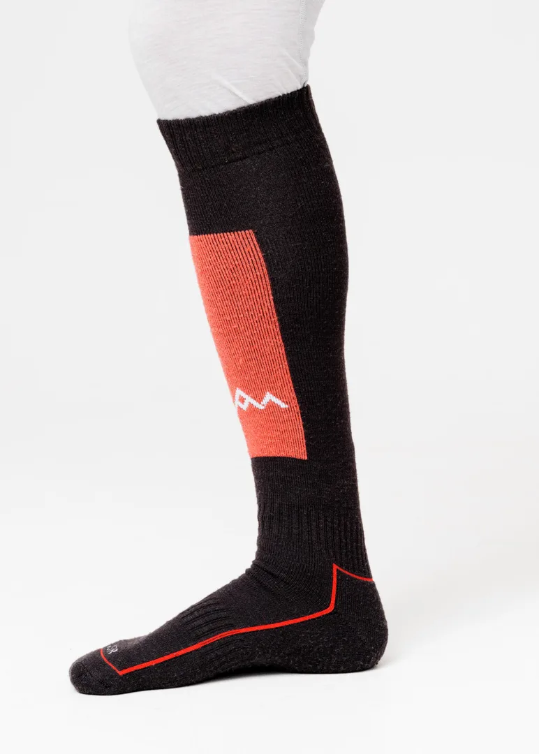 Heated Technical Socks red/black L