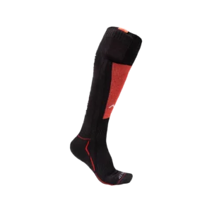 Heated Technical Socks w.batteries red/black S