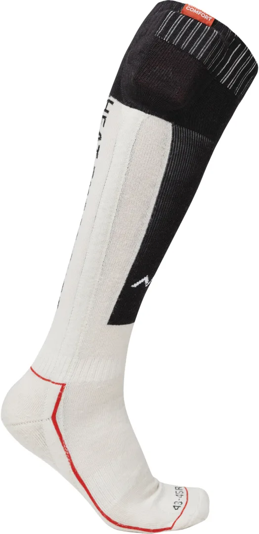 Heated Technical Socks w.batteries red/black S