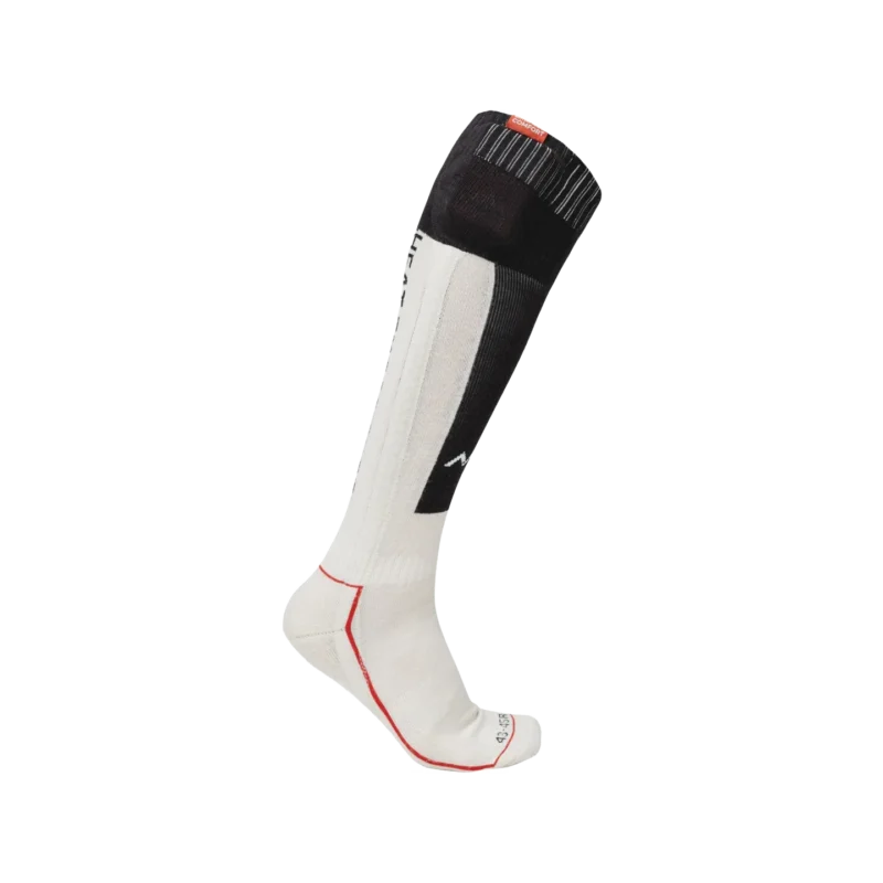 Heated Technical Socks w.batteries sand/black L