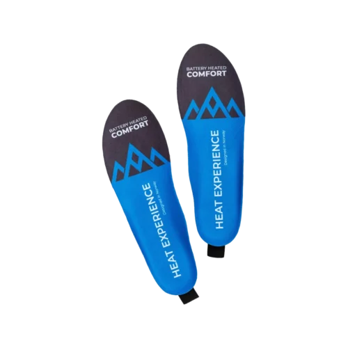 Heated Wireless Charging App Insoles blue