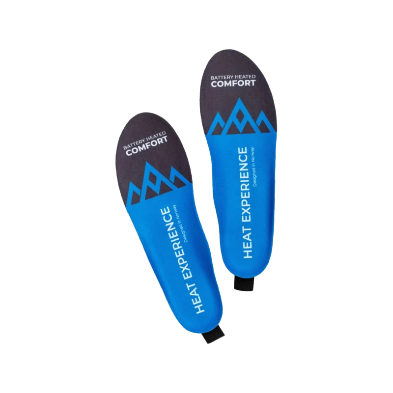 Heated Wireless Charging App Insoles blue
