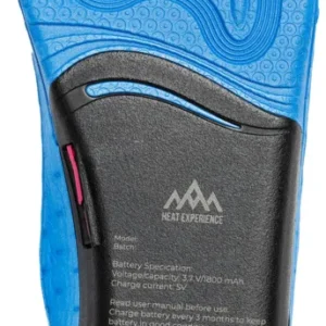 Heated Wireless Charging App Insoles blue