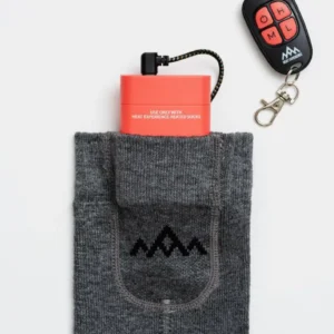 HeatX Heated Everyday Socks w.batteries V2 grey M