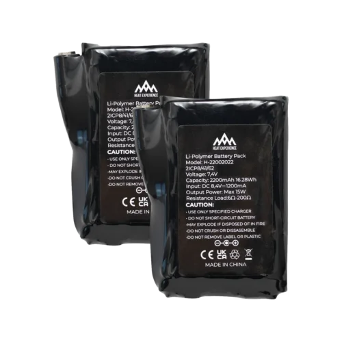 HEEX 2200mAh 7,4V Heated Glove Battery 2pk