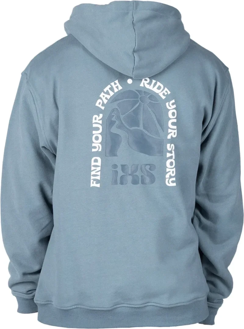 Graphic 1.0 Hoodie blau grau