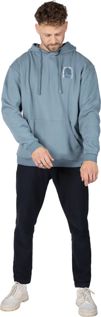 Graphic 1.0 Hoodie blau grau