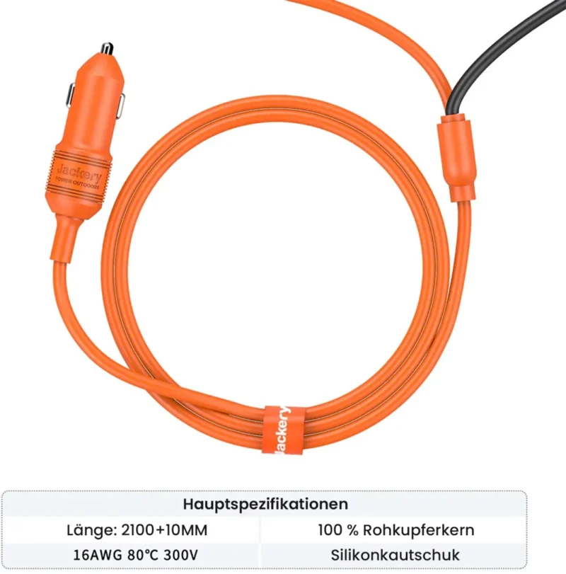 12V Car Battery Charging Cable