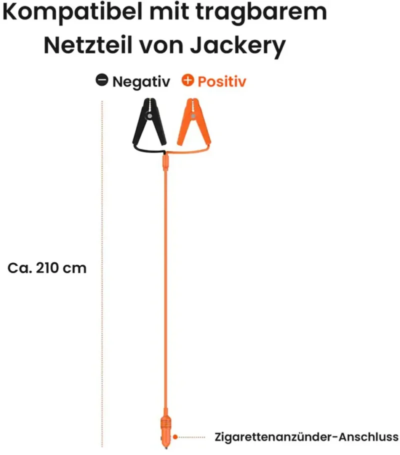 12V Car Battery Charging Cable