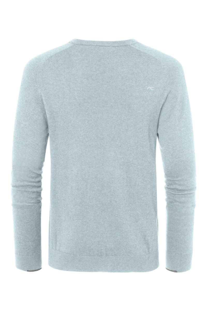 kjus-men-kirk-v-neck-pullover-atlanta-blue-mel-2 Men Kirk V-Neck Pullover