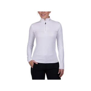 Women Motion Print Half-Zip