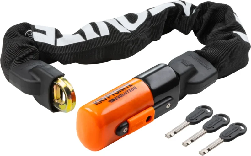 kryptonite-evolution-1055-mini-kettenschloss-schwarz-orange-2 Kryptonite evolution 1055 mini kettenschloss schwarz orange