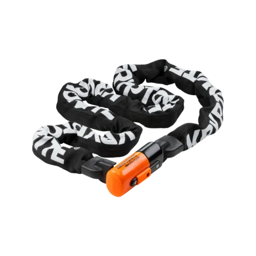 Kryptonite kettenschloss evolution 1016 schwarz orange 1