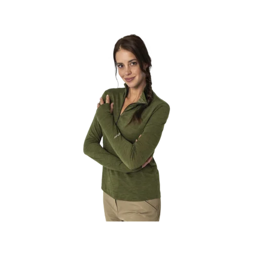 ALEXANDRA L/S ZIP T